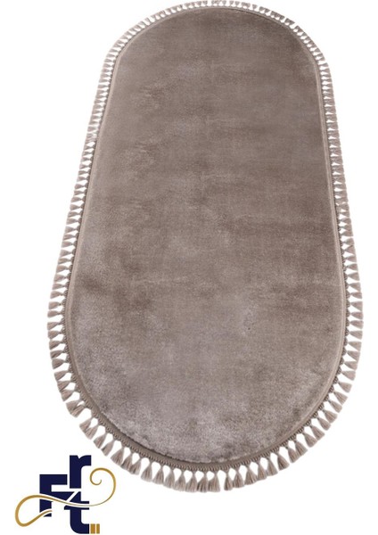 Frt Export tüylü Peluş Oval Örgü Saçaklı Peluş Yolluk Yumuşacık Yıkanabilir Antre Hol Koridor Halı fiyatları