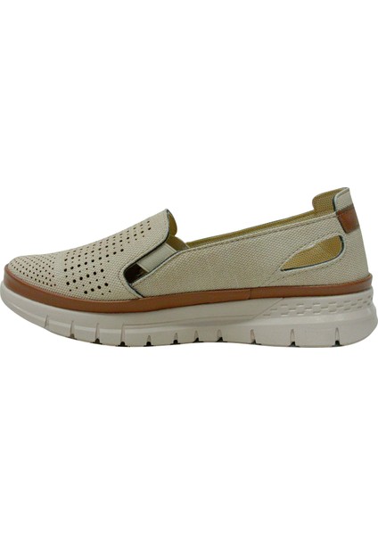 Bej Krem Taba 4 Nokta Comfort Anatomik Ayakkabı