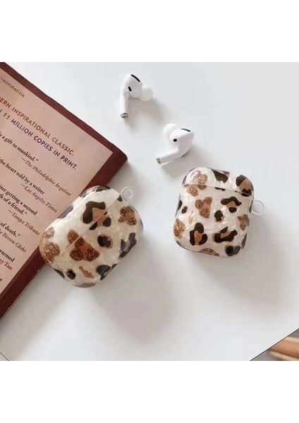 Airpods 4.nesil Uyumlu Leopar Desenli Airpods Kılıf
