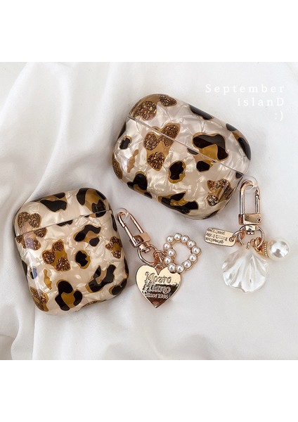 Airpods 4.nesil Uyumlu Leopar Desenli Airpods Kılıf