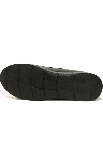 Siyah 4 Nokta Comfort Anatomik Ayakkabı