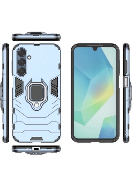 Samsung Galaxy A56 Darbeye Dayanıklı Telefon Kılıfı ve Yüzük Tutucu (Yurt Dışından)