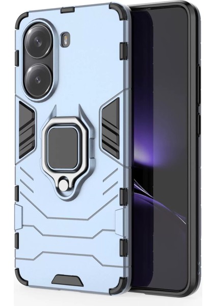 Xiaomi Redmi Turbu 4 Darbeye Dayanıklı Telefon Kılıfı ve Yüzük Tutucu (Yurt Dışından)