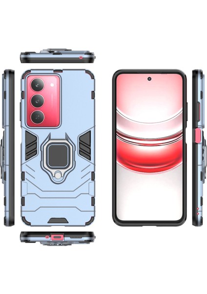 Oppo Realme C12 Darbeye Dayanıklı Telefon Kılıfı ve Yüzük Tutucu (Yurt Dışından) fiyatları