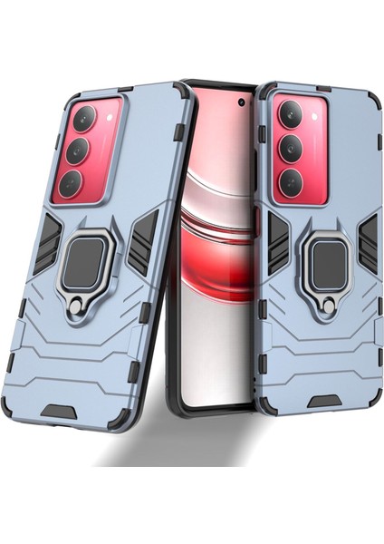 Oppo Realme C12 Darbeye Dayanıklı Telefon Kılıfı ve Yüzük Tutucu (Yurt Dışından) modelleri