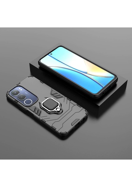 Vivo X20S Darbeye Dayanıklı Telefon Kılıfı ve Yüzük Tutucu (Yurt Dışından)
