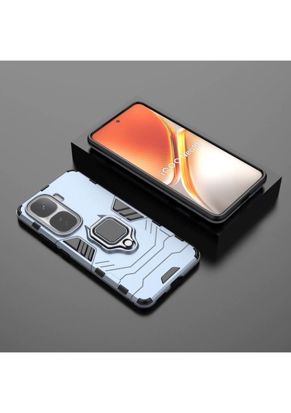 Vivo Iqoo NEO10 Pro Darbeye Dayanıklı Telefon Kılıfı ve Yüzük Tutucu (Yurt Dışından)