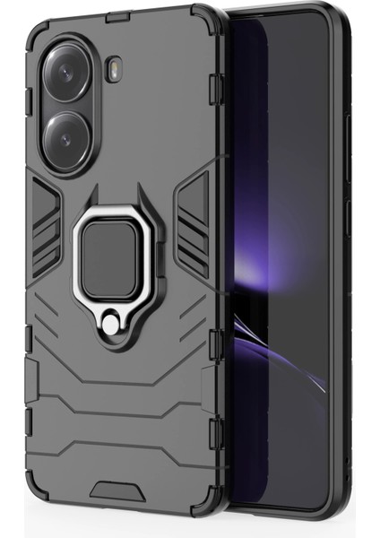 Xiaomi Poco X7 Pro Darbeye Dayanıklı Telefon Kılıfı ve Yüzük Tutucu (Yurt Dışından)