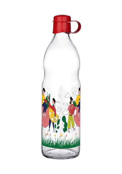 Frido Desenli Cam Suluk 1000 ml (336336)
