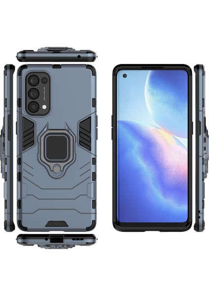 Oppo Reno 4 5g Darbeye Dayanıklı Telefon Kılıfı ve Yüzük Tutucu (Yurt Dışından) modelleri