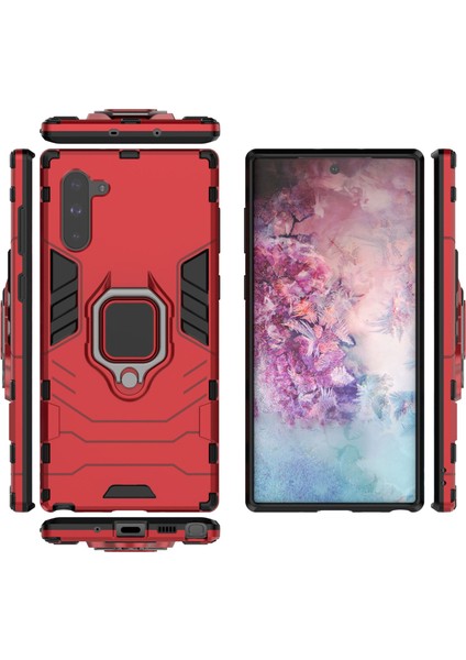 Samsung Galaxy Note 10 Darbeye Dayanıklı Telefon Kılıfı ve Yüzük Tutucu (Yurt Dışından) fiyatları
