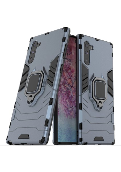 Samsung Galaxy Note 10 Darbeye Dayanıklı Telefon Kılıfı ve Yüzük Tutucu (Yurt Dışından)