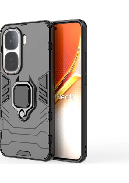Vivo Iqoo Neo9 Pro Darbeye Dayanıklı Telefon Kılıfı ve Yüzük Tutucu (Yurt Dışından) fiyatları