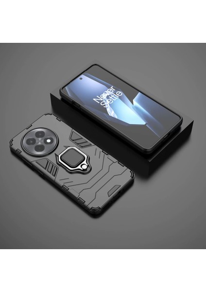 Oneplus 6t Darbeye Dayanıklı Telefon Kılıfı ve Yüzük Tutucu (Yurt Dışından)