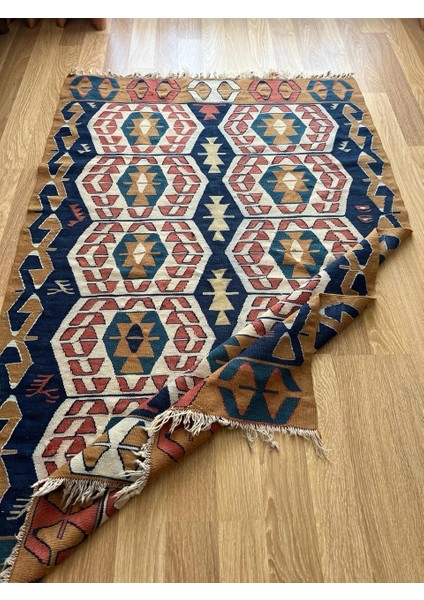 110X165 cm Türk Kilimi, El Dokuma Vintage Halı, Muhteşem Tasarım, Bohem Zemin Halısı, Şık Ev Dekoru Hediyesi fiyatları
