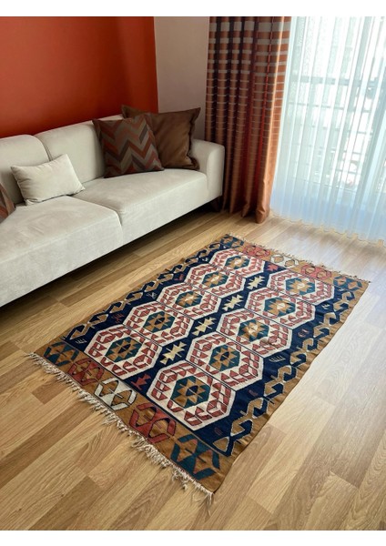 110X165 cm Türk Kilimi, El Dokuma Vintage Halı, Muhteşem Tasarım, Bohem Zemin Halısı, Şık Ev Dekoru Hediyesi modelleri