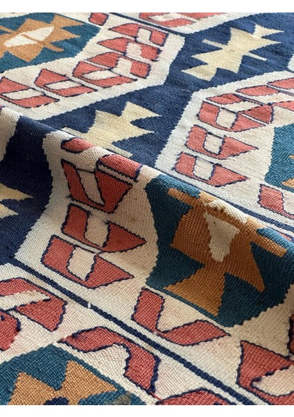 110X165 cm Türk Kilimi, El Dokuma Vintage Halı, Muhteşem Tasarım, Bohem Zemin Halısı, Şık Ev Dekoru Hediyesi indirimleri