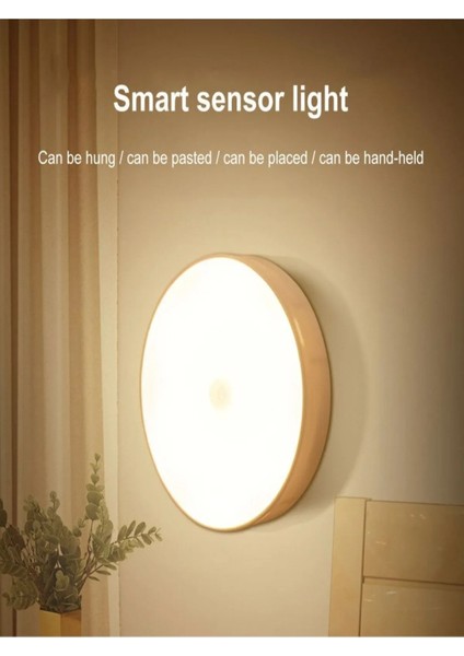 Hareket Sensörlü USB Şarjlı LED Işık Dolap Içi Ev Aydınlatma Gece Lambası LED Işık - 1 Adet fiyatları