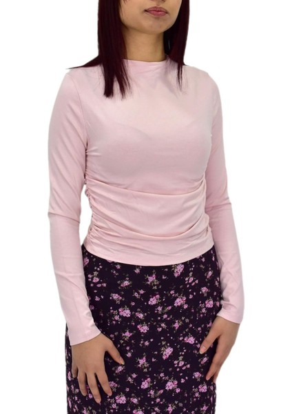 Kadın Lastik Büzgülü Spor Bluz BGL-ST04230 modelleri