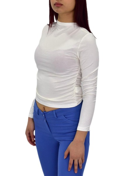 Kadın Lastik Büzgülü Spor Bluz BGL-ST04230 fiyatları