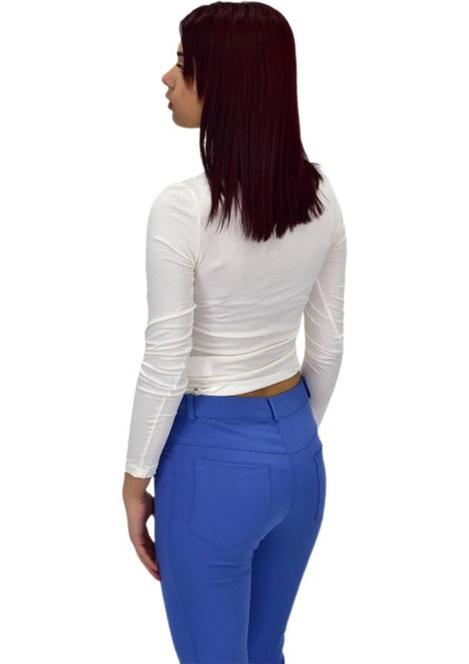 Kadın Lastik Büzgülü Spor Bluz BGL-ST04230 fırsatları