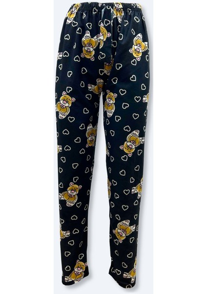 Yumuşak Dokulu Cepsiz Rahat Pijama Altı