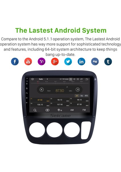 Honda Cr-V Performa 1998-2000 Android Auto Carplay Navigasyon Multimedya Sistemi indirimleri