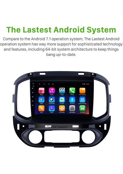 Chevy Chevrolet Colorado 2015-2017 Android Auto Carplay Navigasyon Multimedya Sistemi fırsatları