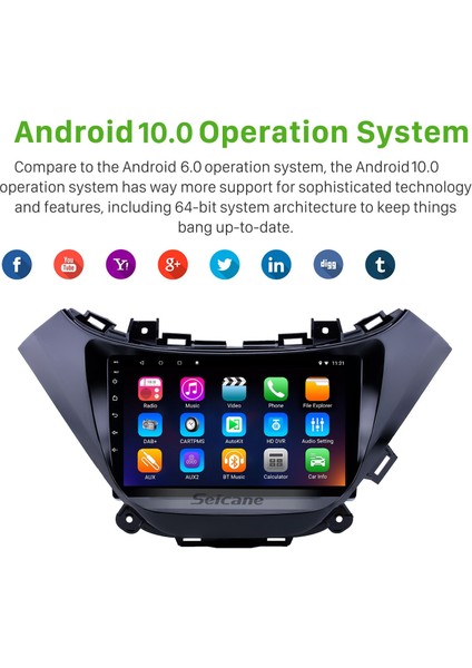 Chevy Chevrolet Malibu 2015-2016 Android Auto Carplay Navigasyon Multimedya Sistemi fırsatları