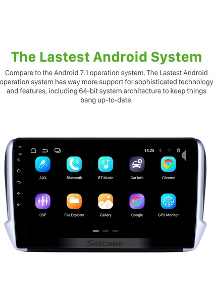 Peugeot 2008 2014-2016 Android Auto Carplay Navigasyon Multimedya Sistemi fırsatları