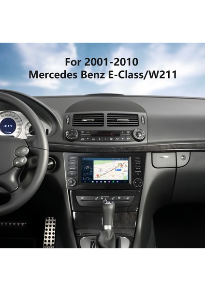 Mercedes Benz E W211 2001-2010 Android Auto Carplay Navigasyon Multimedya Sistemi