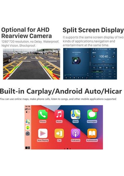 Mercedes Benz E W211 2001-2010 Android Auto Carplay Navigasyon Multimedya Sistemi modelleri