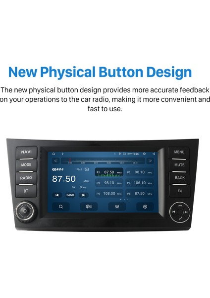 Mercedes Benz E W211 2001-2010 Android Auto Carplay Navigasyon Multimedya Sistemi indirimleri