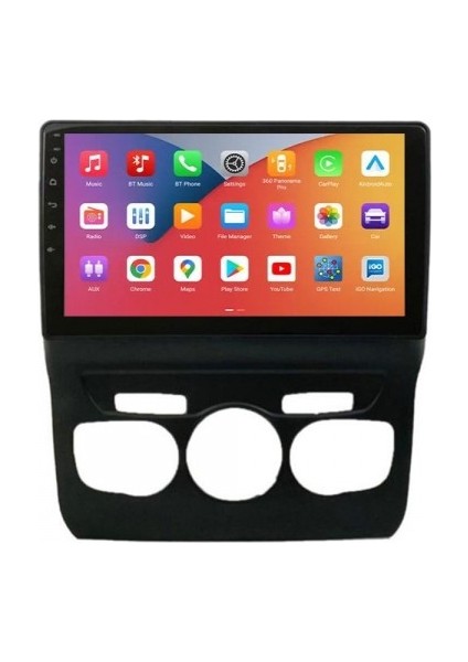 Citroen C4 2011-2014 Android Auto Carplay Navigasyon Multimedya Sistemi