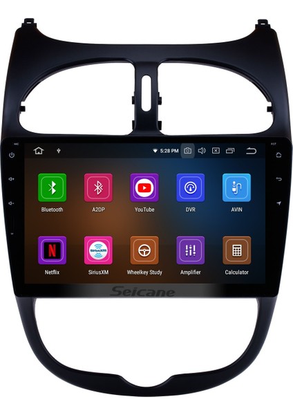 Peugeot 206 2000-2016 Android Auto Carplay Navigasyon Multimedya Sistemi