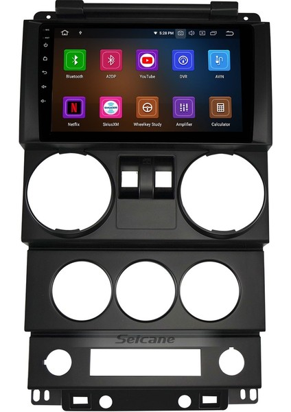 Jeep Wrangler Rubıcon 2 Kapılı 2008-2010 Android Auto Carplay Navigasyon Multimedya Sistemi