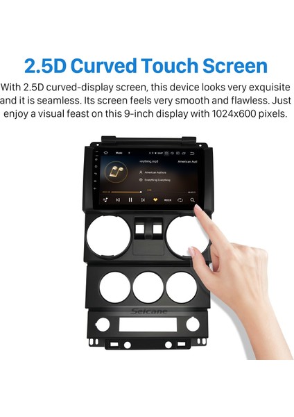 Jeep Wrangler Rubıcon 2 Kapılı 2008-2010 Android Auto Carplay Navigasyon Multimedya Sistemi indirimleri