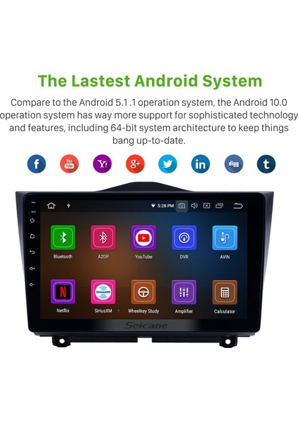 Lada Granta 2018-2019 Android Auto Carplay Navigasyon Multimedya Sistemi indirimleri