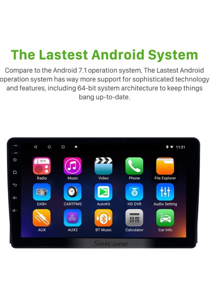 Ford Focus Iı C-Max S-Max Fusion Transit Galaxy Kuga 2006-2011 Android Auto Carplay Navigasyon Multimedya Sistemi fırsatları