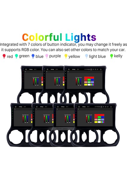 Jeep Wrangler 2011-2017 Android Auto Carplay Navigasyon Multimedya Sistemi fırsatları