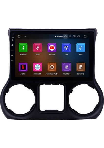 Jeep Wrangler 2011-2017 Android Auto Carplay Navigasyon Multimedya Sistemi