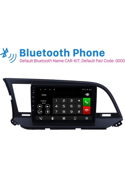 Hyundai Elantra 2016 Android Auto Carplay Navigasyon Multimedya Sistemi modelleri