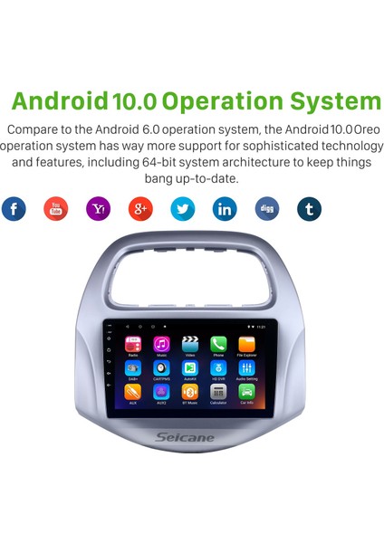 Chevy Chevrolet Daewoo Matiz/ Spark/ Baic/ Beat Android Auto Carplay Navigasyon Multimedya Sistemi fırsatları