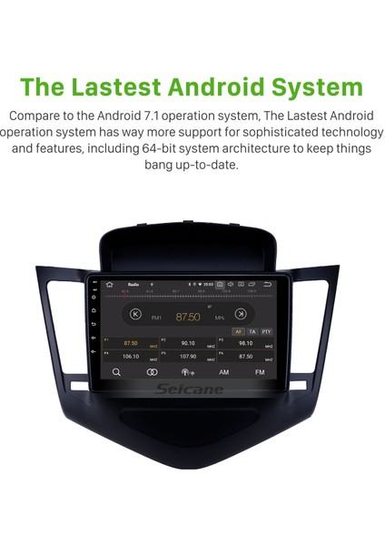 Chevy Chevrolet Cruze 2013-2015 Android Auto Carplay Navigasyon Multimedya Sistemi indirimleri