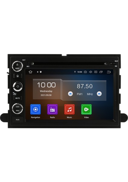 Ford Fusion/explorer 2006-2009 Edge/expedition/mustang Android Auto Carplay Navigasyon Multimedya Sistemi