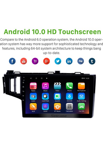 Honda Fit 2013-2015 Android Auto Carplay Navigasyon Multimedya Sistemi fırsatları