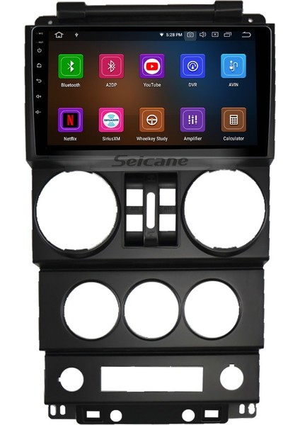 Jeep Wrangler Rubıcon (4 Kapılı) 2008-2010 Android Auto Carplay Navigasyon Multimedya Sistemi