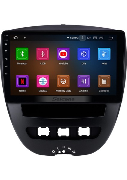 Peugeot 107 2005-2014 Android Auto Carplay Navigasyon Multimedya Sistemi