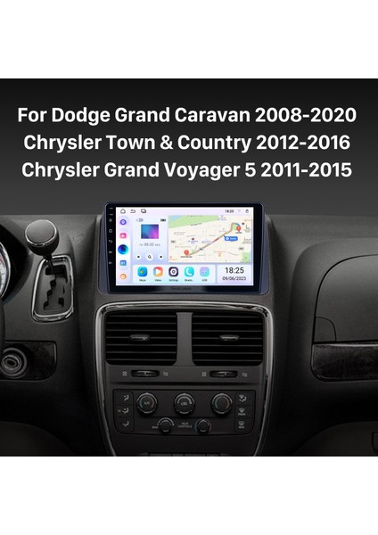 Dodge Grand Caravan 2008-2020 Chrysler Town & Country 2012-2016 Chrysler Grand Voyager 5 2011-2015 Android Auto Carplay Navigasyon Multimedya Sistemi