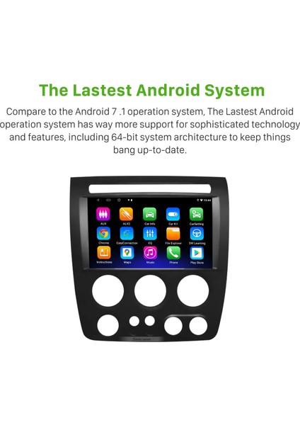 Hummer H3 2005-2010 Android Auto Carplay Navigasyon Multimedya Sistemi modelleri